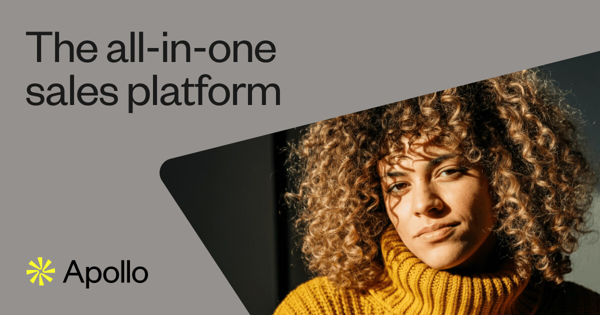 Screenshot von Apollo.io