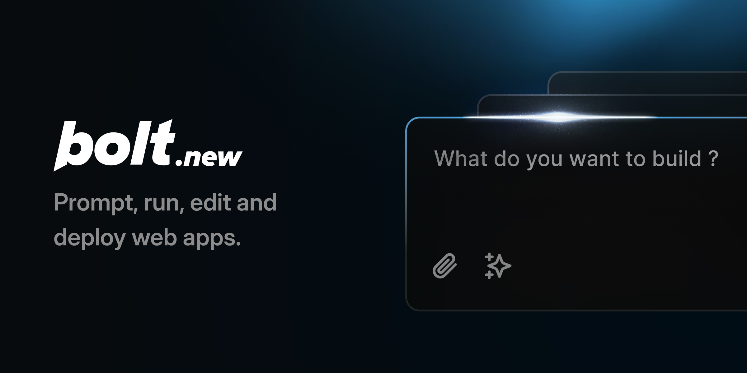 Screenshot von Bolt.new