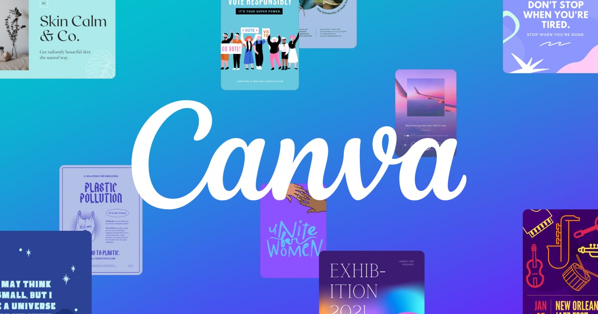 Screenshot von Canva AI