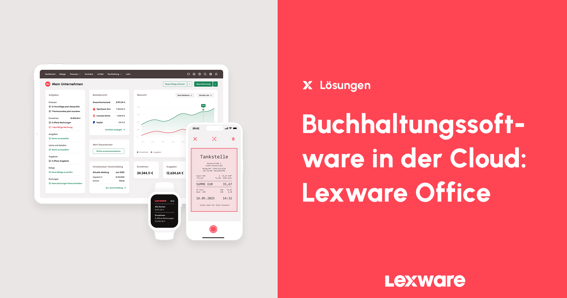 Screenshot von Lexware Office