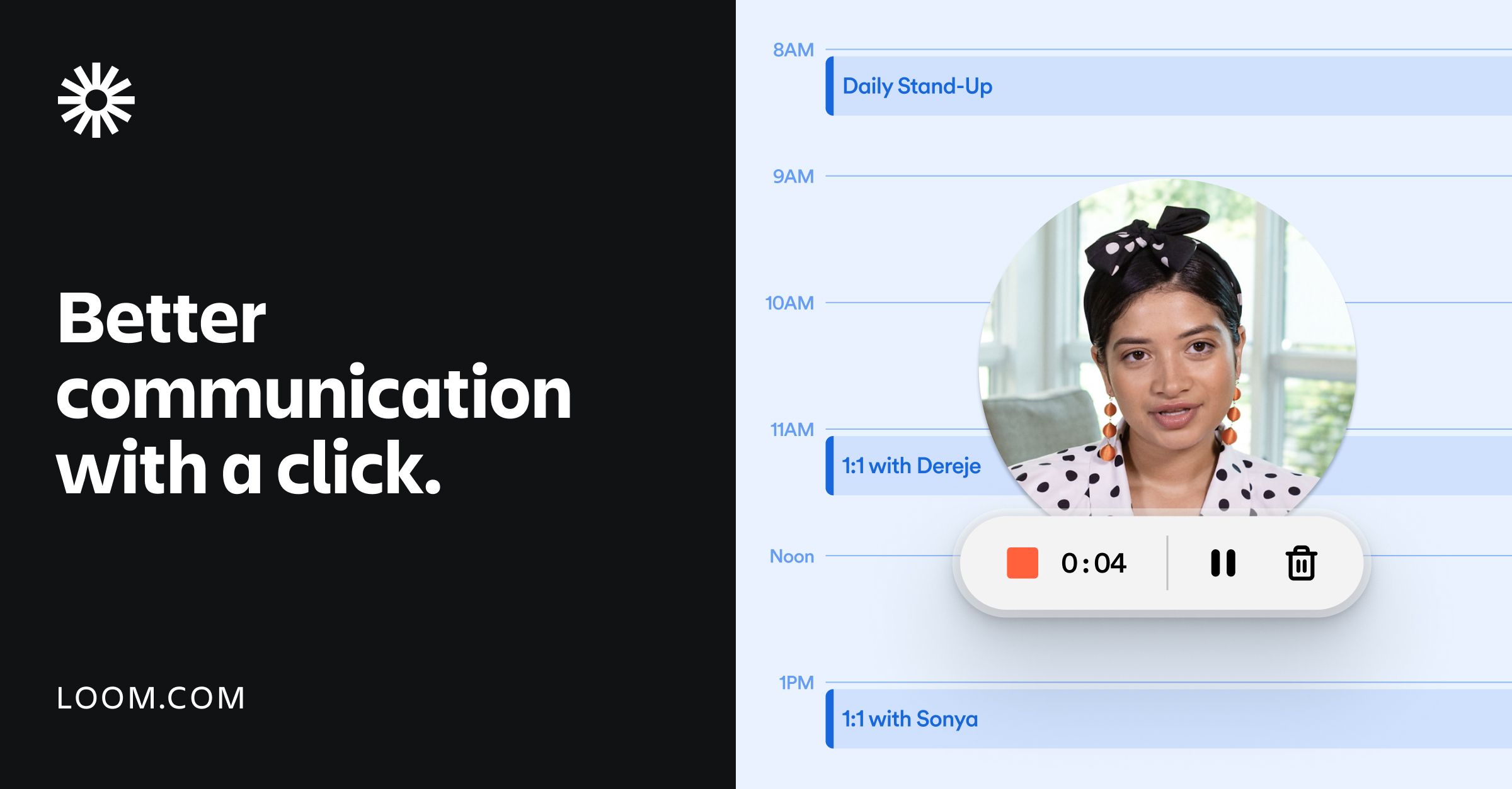 Screenshot von Loom AI