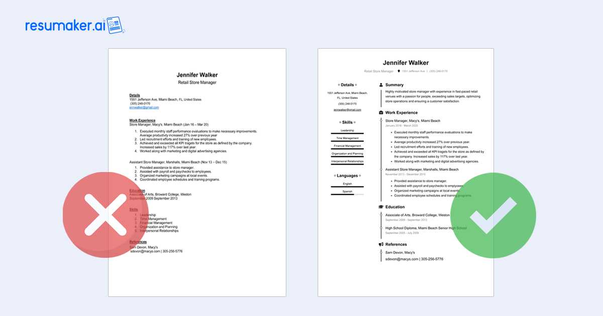 Screenshot von Resumaker.ai